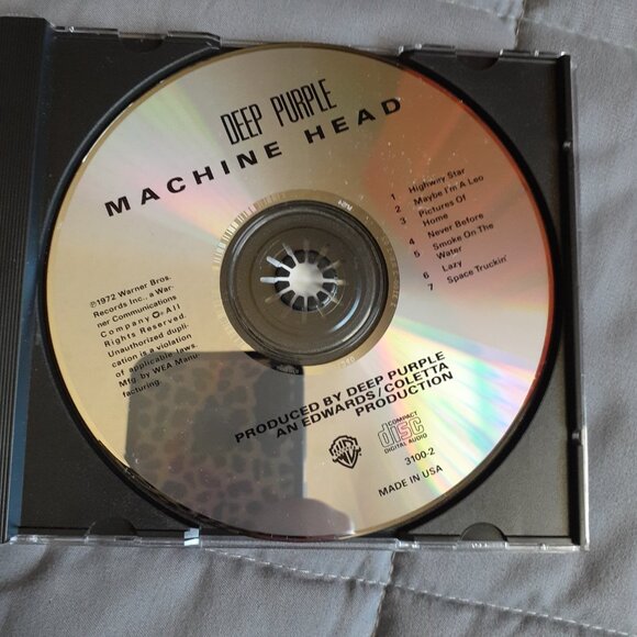 Deep Purple Machine Head 1972 CD Classic Heavy Metal - Picture 5 of 5